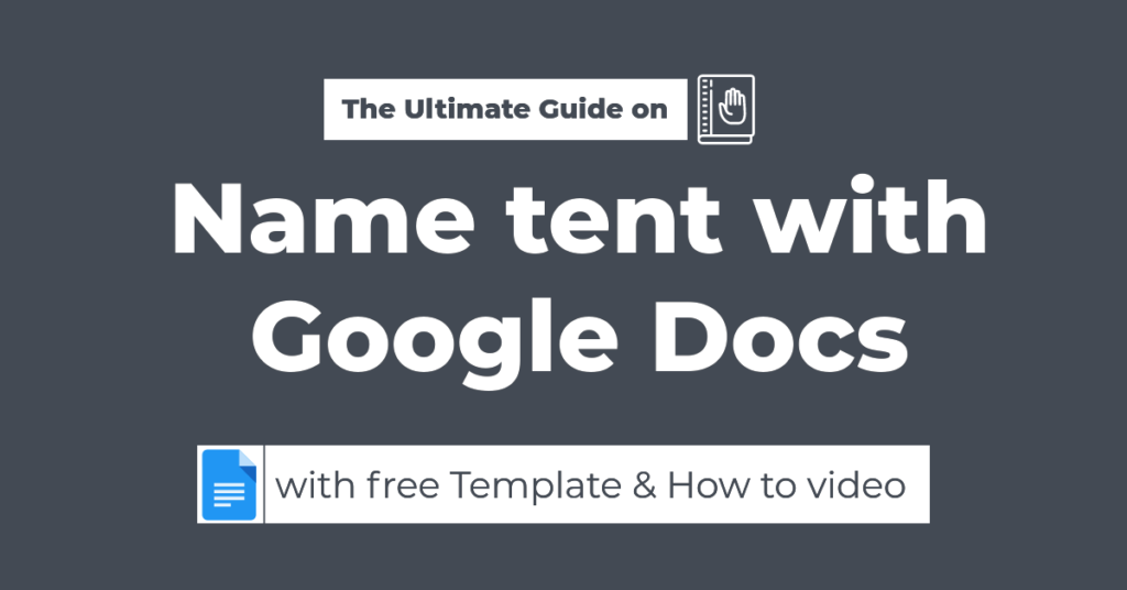 Name Tent Template Google Docs