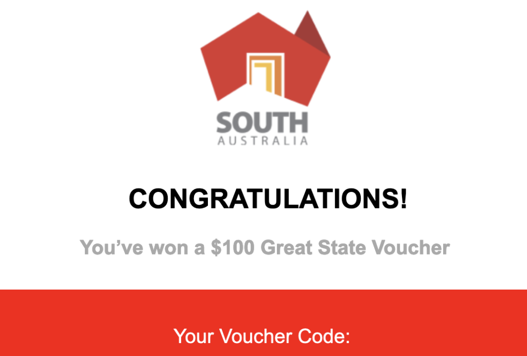 great state voucher south australia